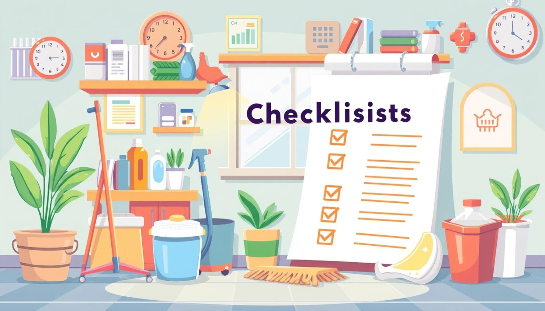 The Role of Checklists in Streamlining House Cleaning Tasks
