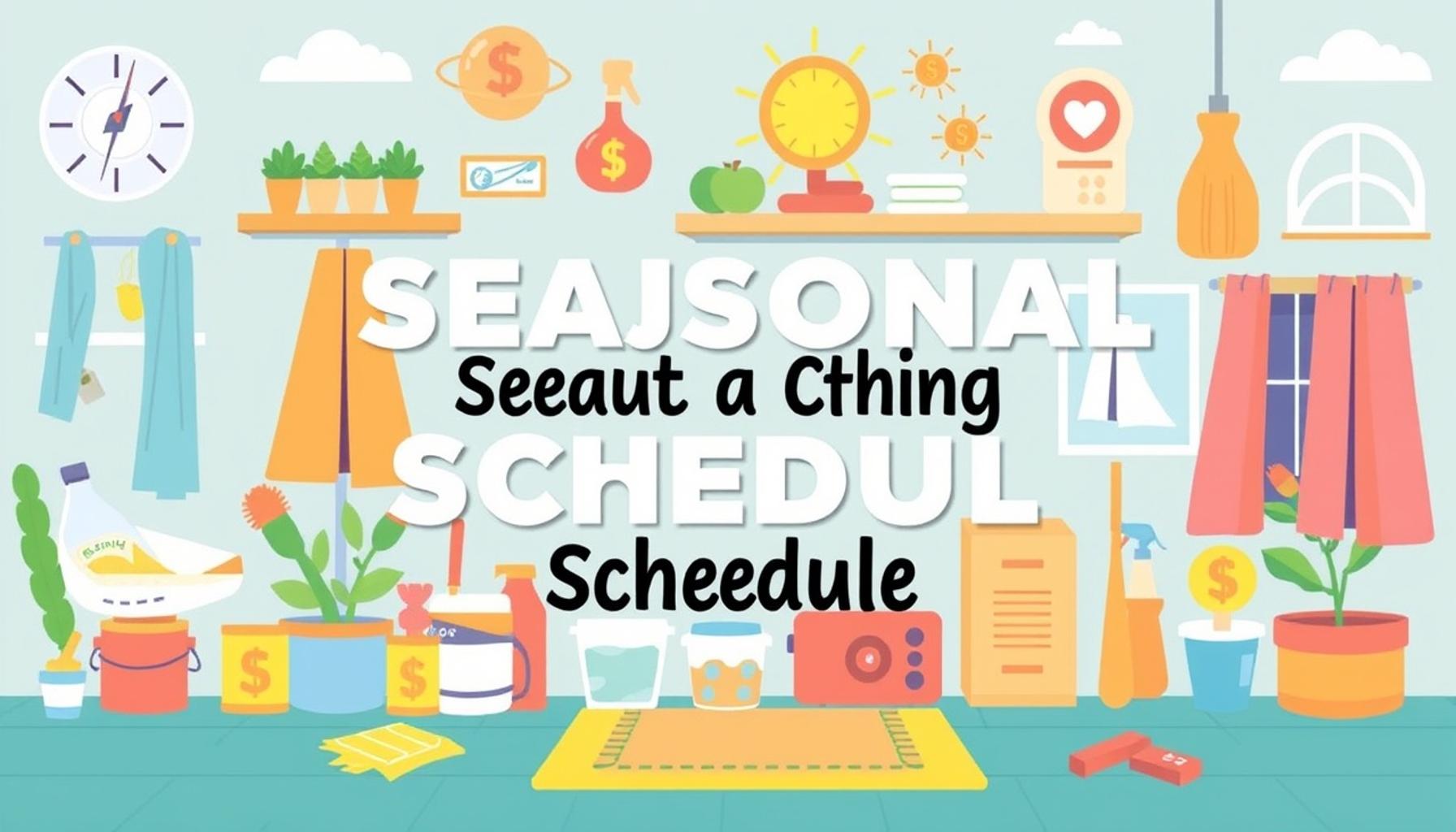 Creating a Seasonal Cleaning Schedule: A Guide to Year-Round Home Care