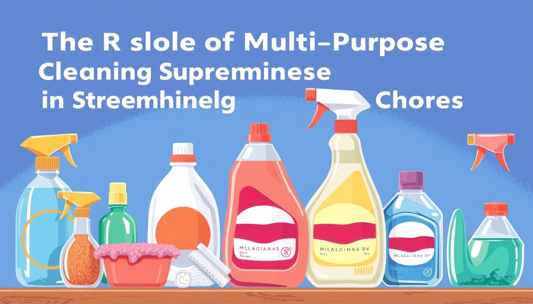 The Role of Multi-Purpose Cleaning Supplies in Streamlining Household Chores