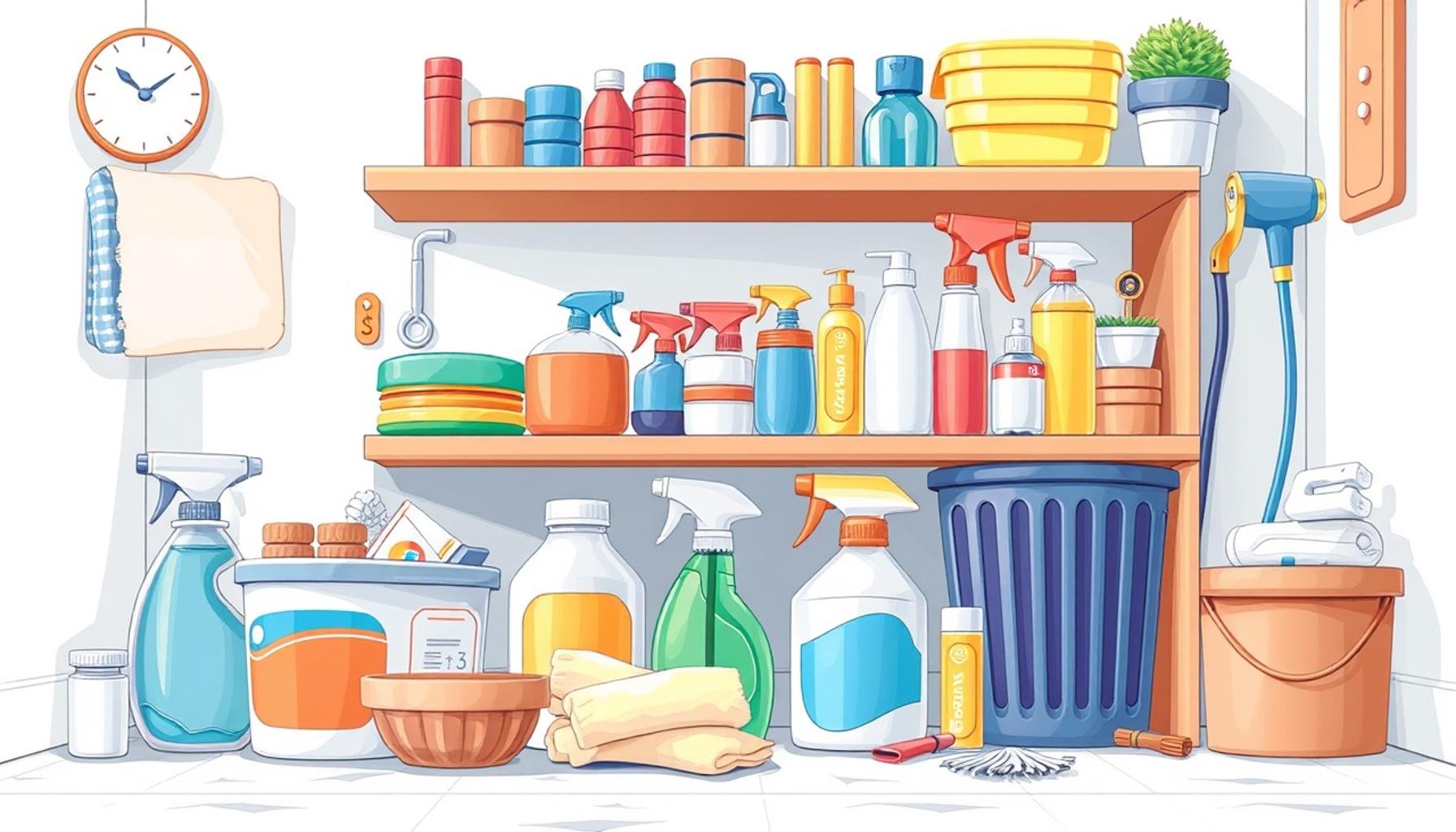 The Importance of Proper Storage Solutions for Cleaning Supplies in Home Maintenance