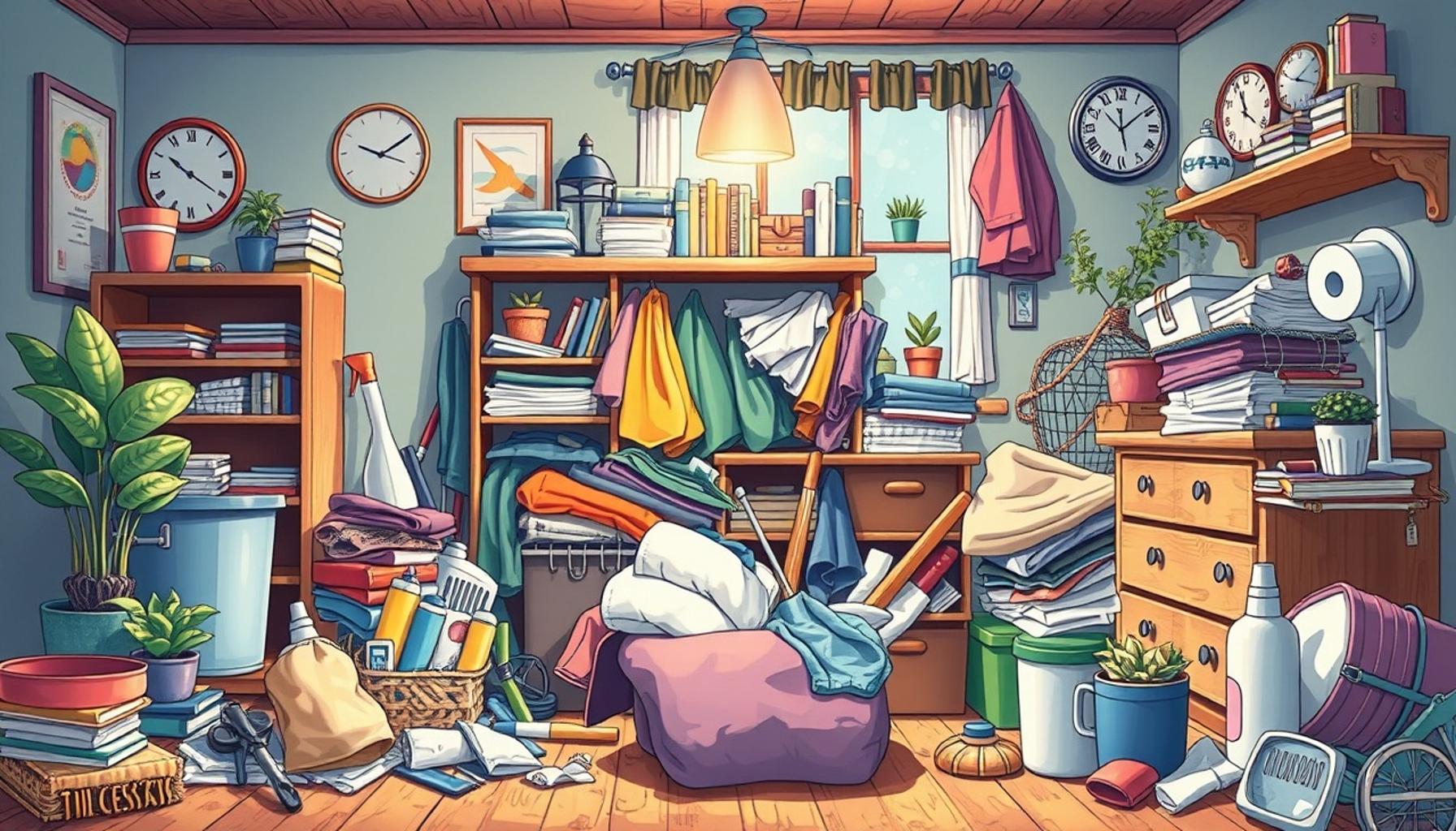 The Impact of Clutter on Home Safety During Cleaning Activities